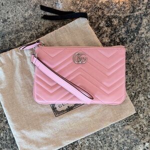 Gucci Quilted Marmont Wristlet